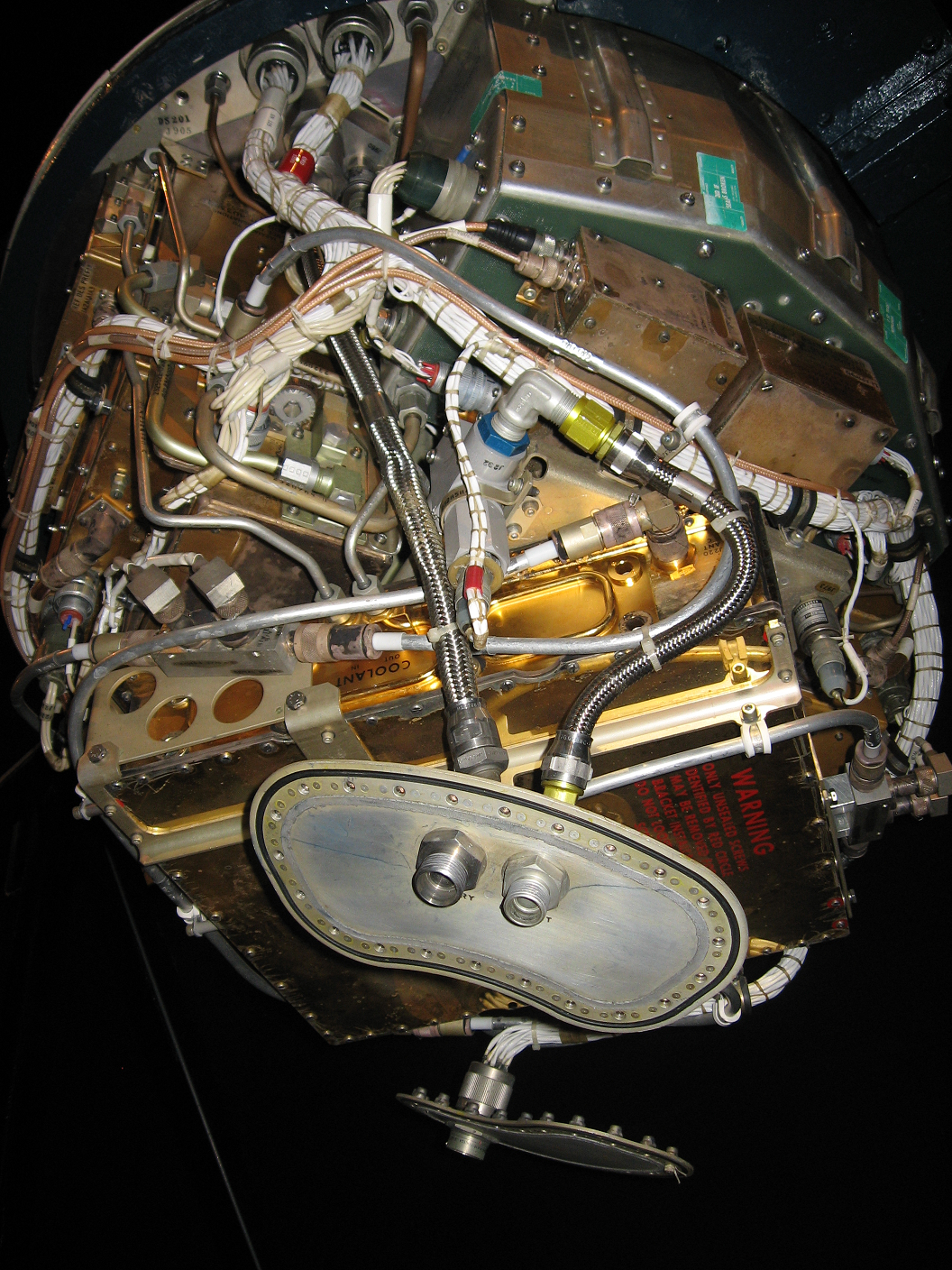 The business end of the ERCS. The payload had two transmitters that sent launch code messages down to earth. <em>Tdrss/Wikicommons</em>