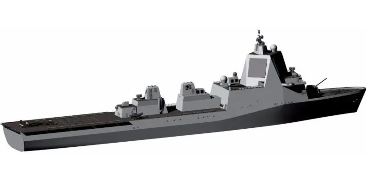 A concept drawing of an LPD-17-based missile defense ship.&nbsp;<em>MDA</em>