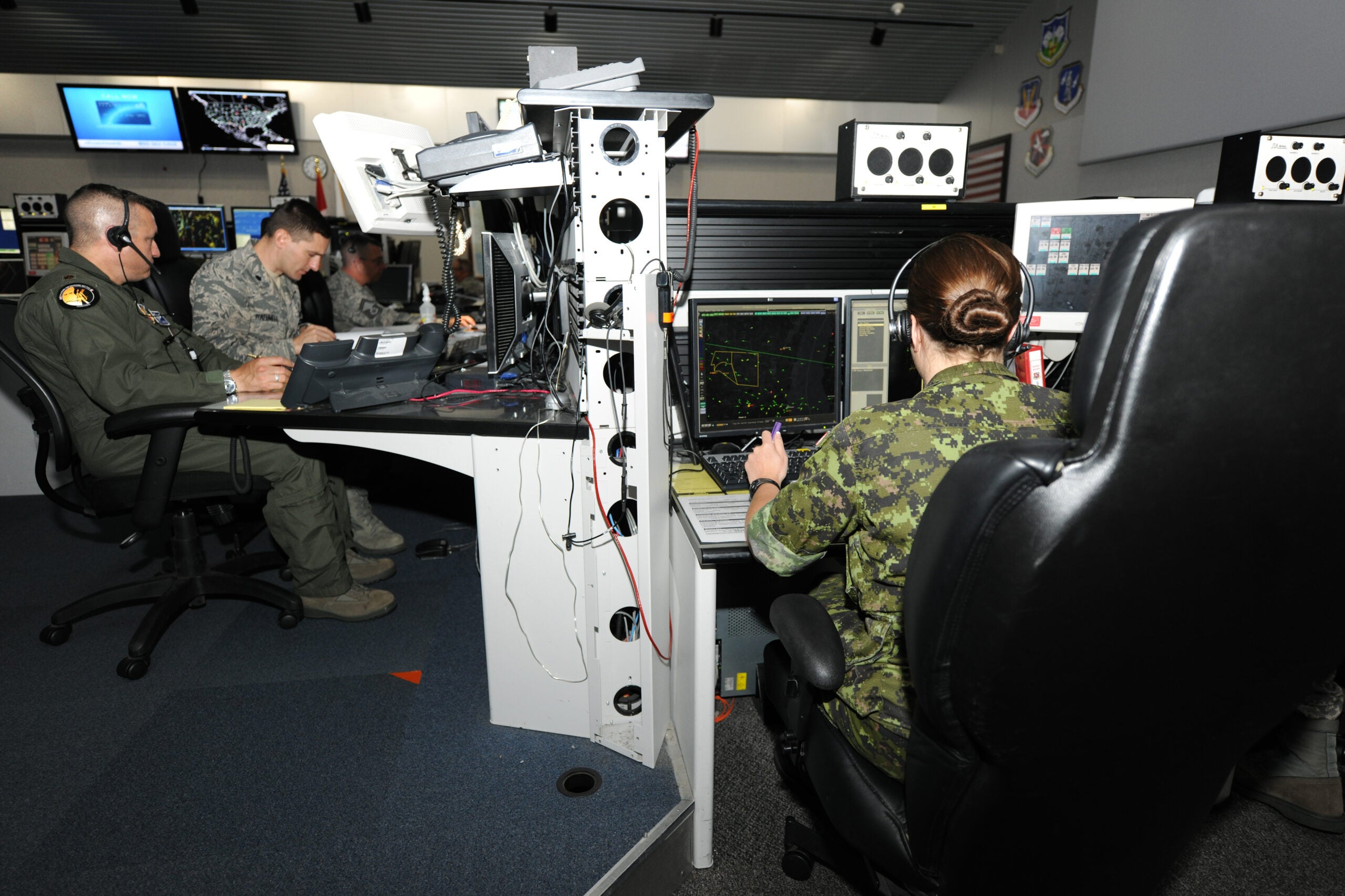 EADS Airmen conducting the 24/7 air defense mission.