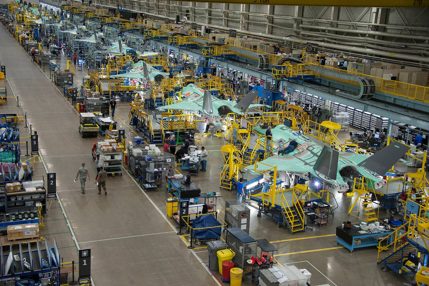 The Lockheed Martin F-35 production line at Fort Worth, Texas. <em>Lockheed Martin</em>