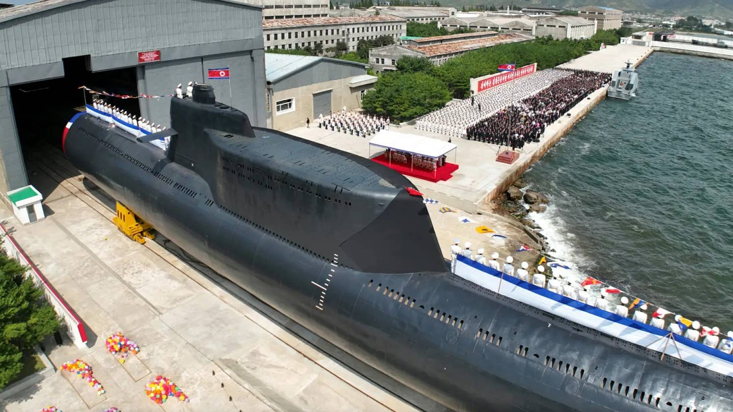 North Korea's new-ish missile submarine. <em>KCNA</em>
