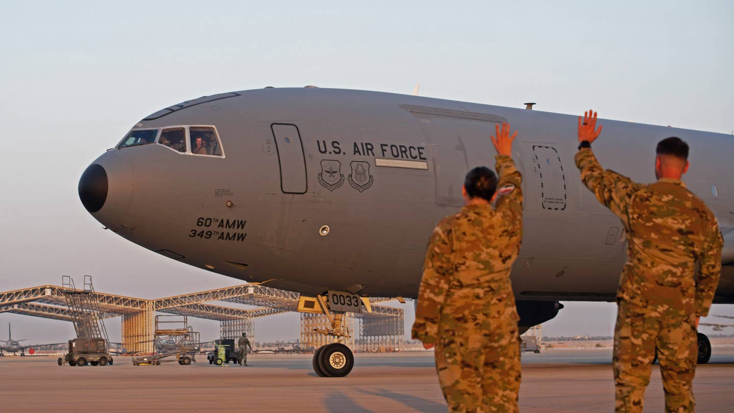 KC-10 departs PSAB