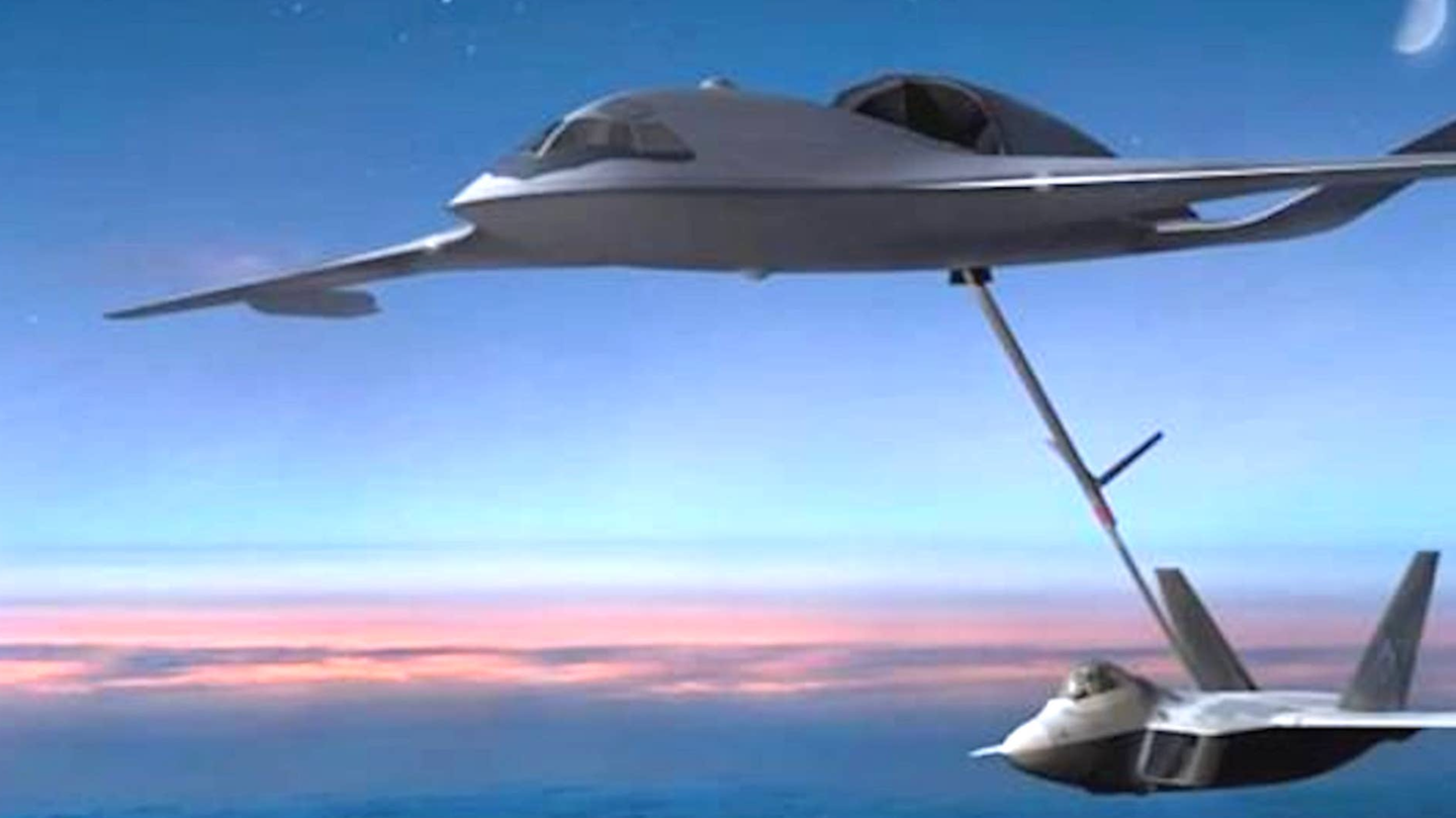 Lockheed Martin concept artwork of a future blended wing-body tanker design offering a certain degree of stealth. <em>Lockheed Martin</em>