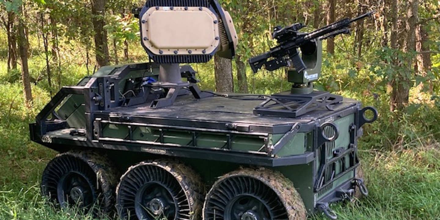 Little Radar-Toting Robotic Gun Vehicle Aims To Protect Squads From Drones