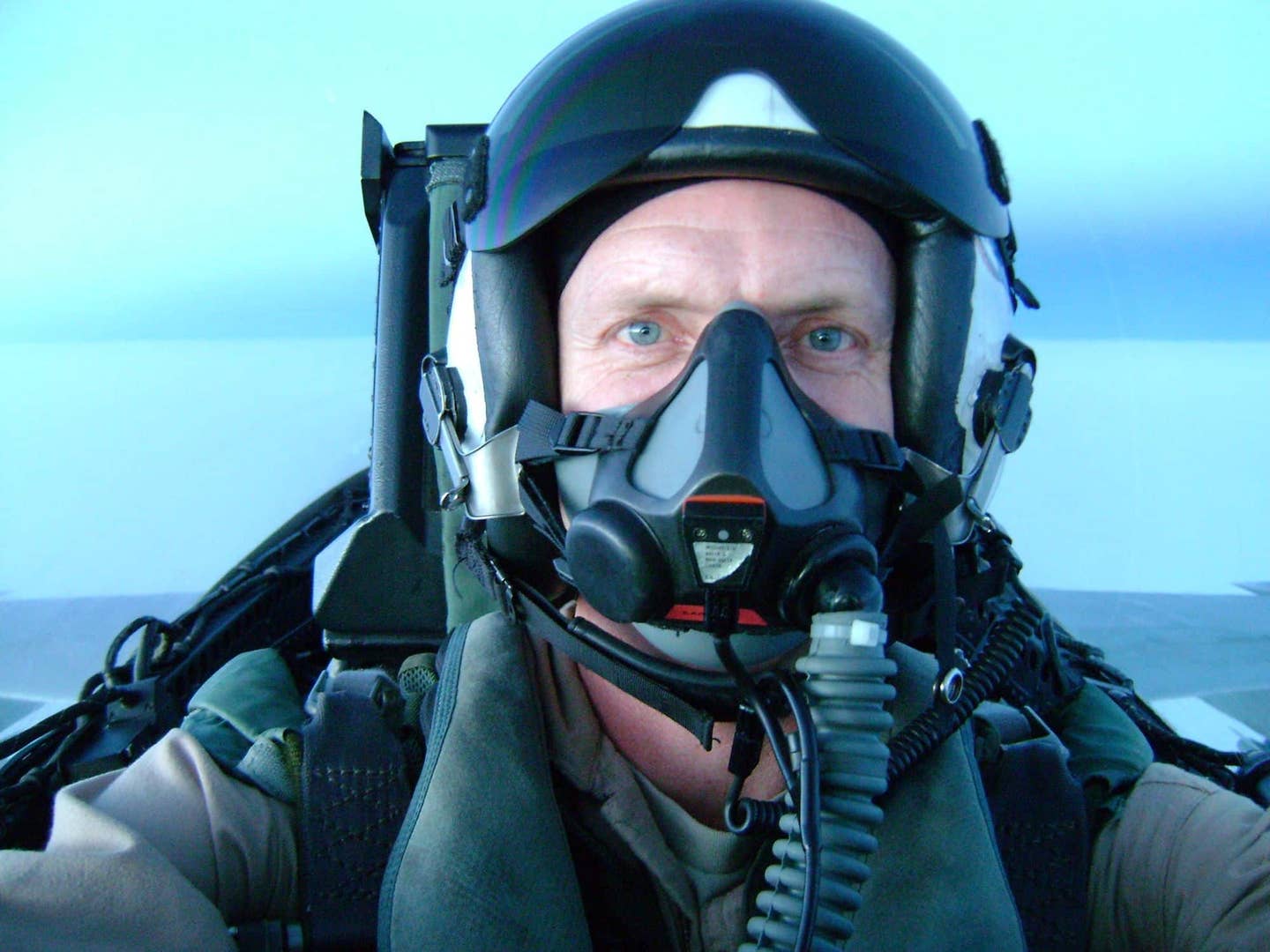Scott in the cockpit of the Hornet. (Scott "Intake" Kartvedt)