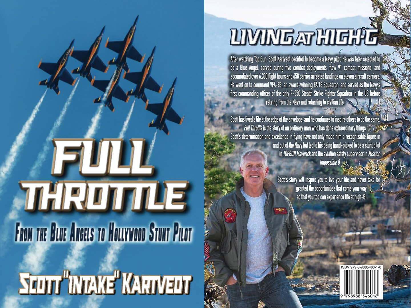 Scott's new book <em>Full Throttle: From The Blue Angels To Hollywood Stunt Pilot.</em>