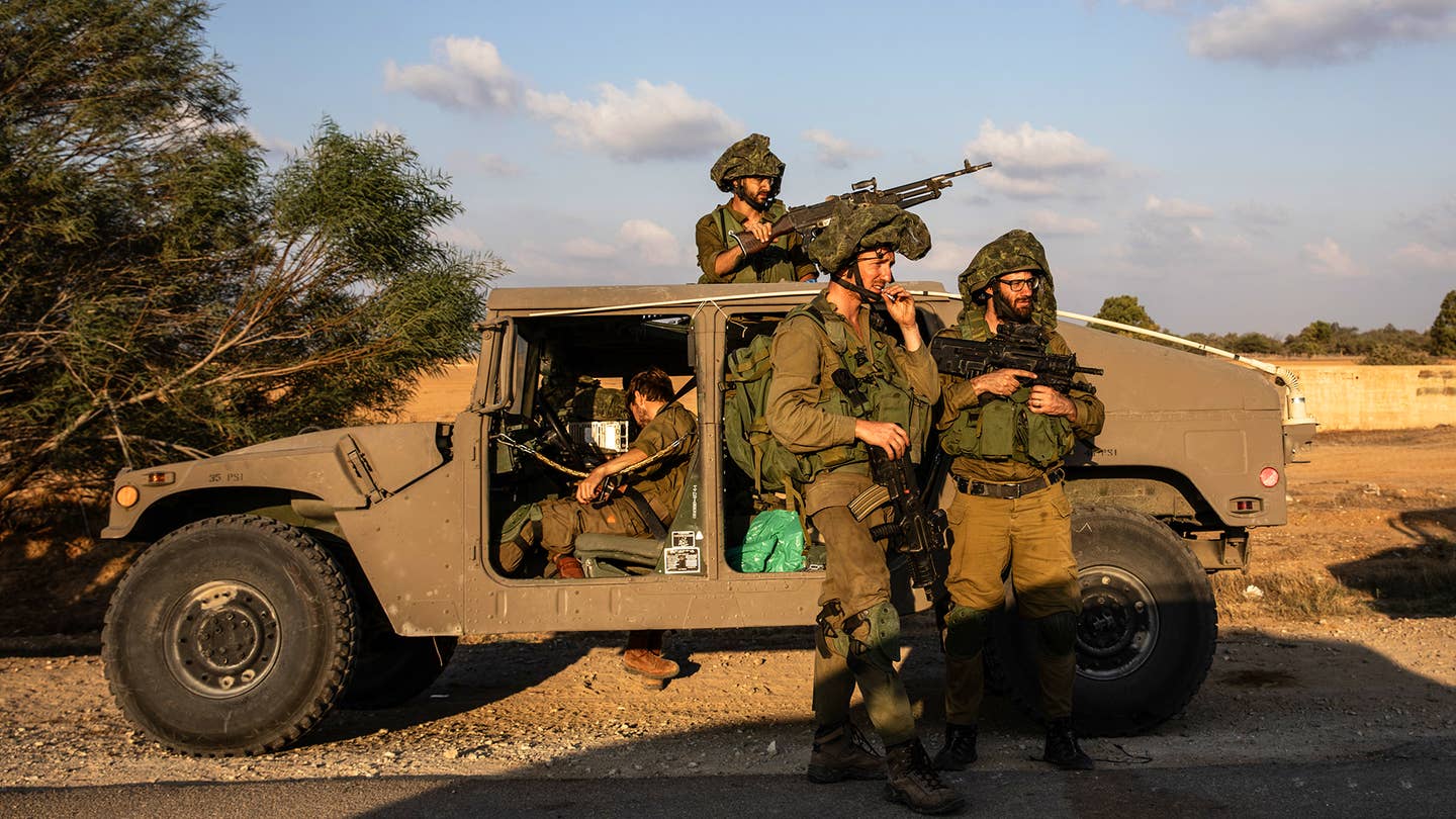 Israeli forces are still battling Hamas inside Israel.