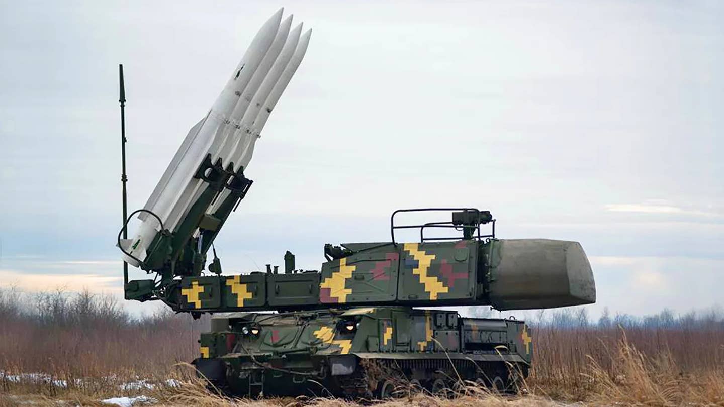 A Ukrainian Buk surface-to-air missile system. <em>Ukrainian Ministry of Defense</em>