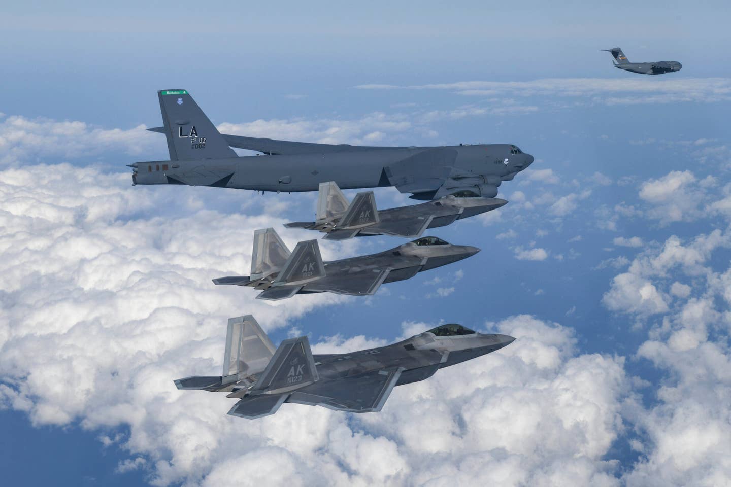 In the future, fighters and bombers might operate together in a single unit under a major Air Force reorganization plan. (South Korean Defense Ministry via AP, File)