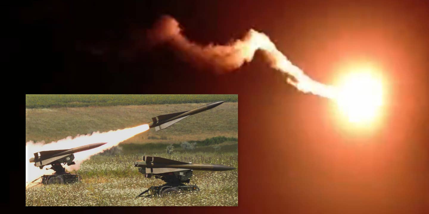 The Ukrainian Air Force has released a video showing U.S.-made Hawk surface-to-air missile systems in use.
