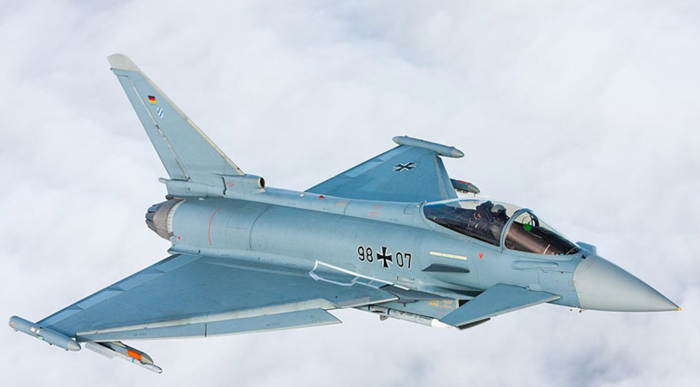 The AMK modifications were tested on the German Eurofighter prototype IPA7 in 2015. <em>Eurofighter</em>