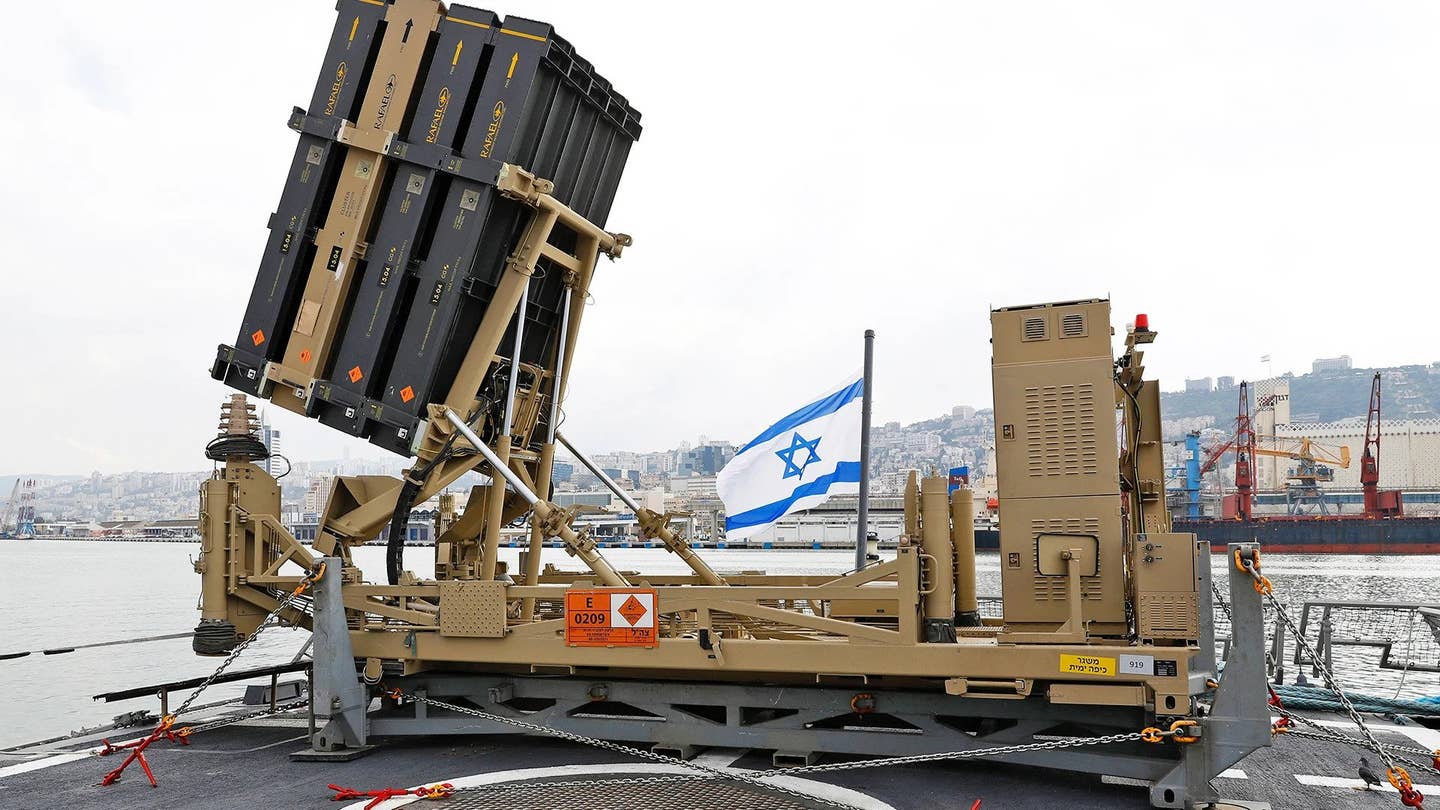 In 2021, Israel experimented with arming Sa'ar 5 class corvettes with Iron Dome launchers.
