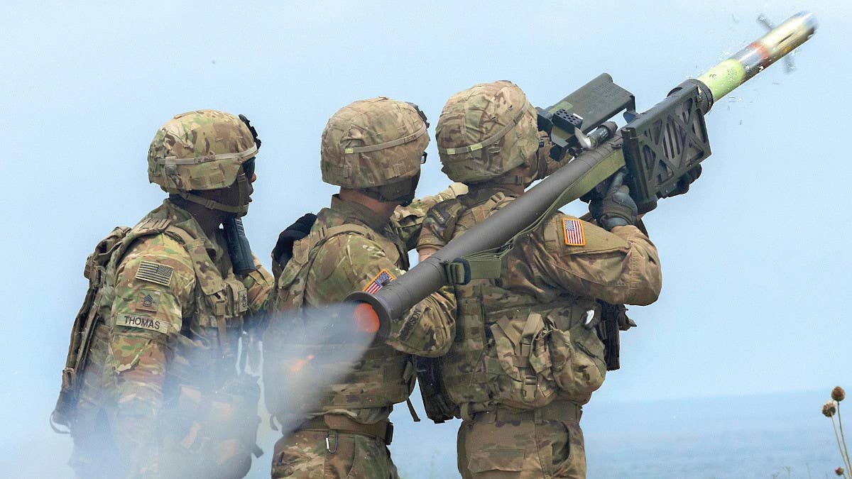 Members of the US Army fire a Stinger missile. <em>DOD</em>