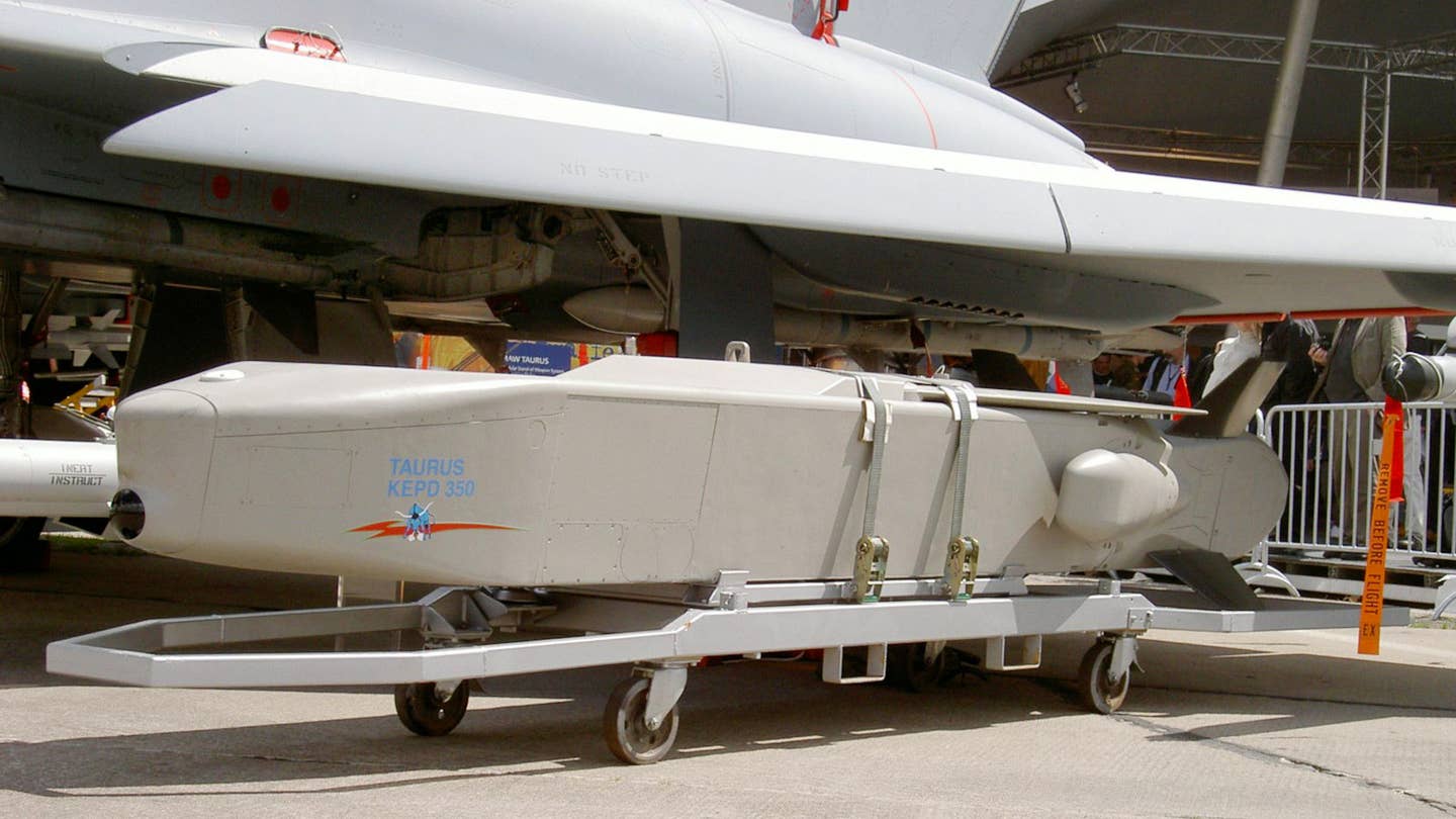 A Taurus KEPD 350 cruise missile. <em>SKopp via Wikimedia</em>