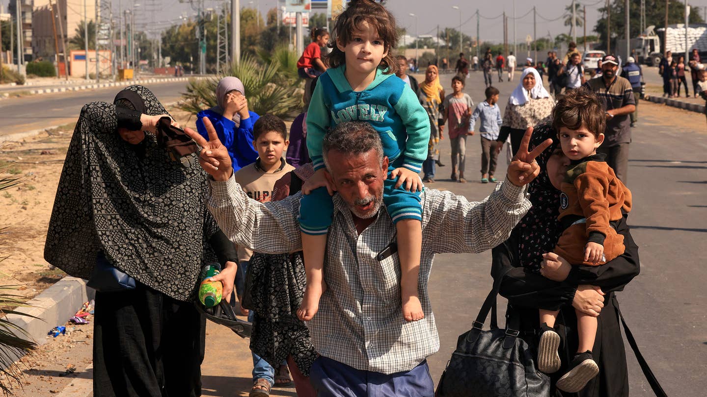 Thousands flee Gaza City ahead of full Israeli incursion.