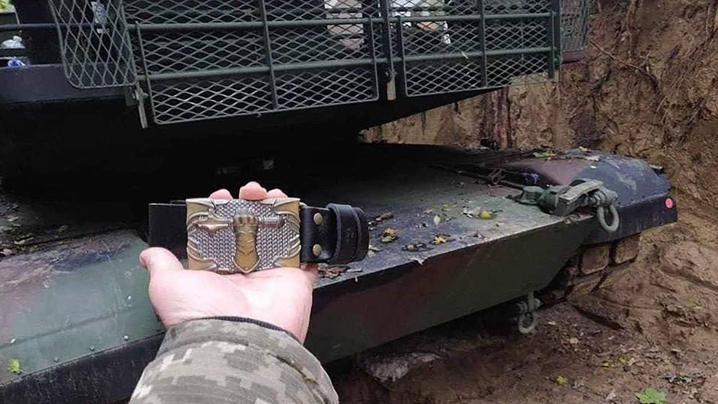 The first image of an M1A1 Abrams tank in Ukraine may have emerged.