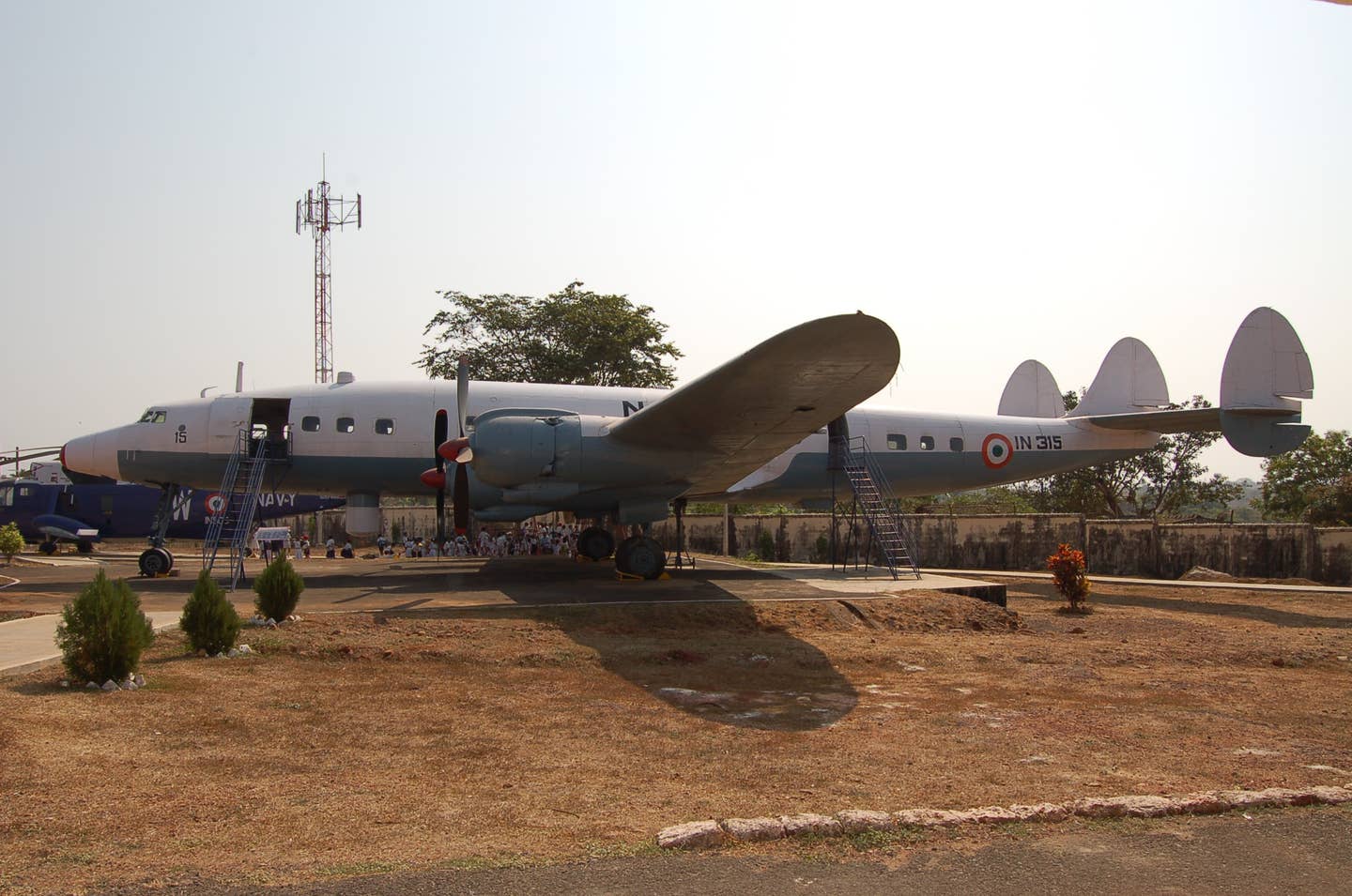 A Lockheed L-1049 Super Constellation preserved at the Indian Naval Museum, Goa, India. <em>Alec Wilson/Wikimedia Commons</em>