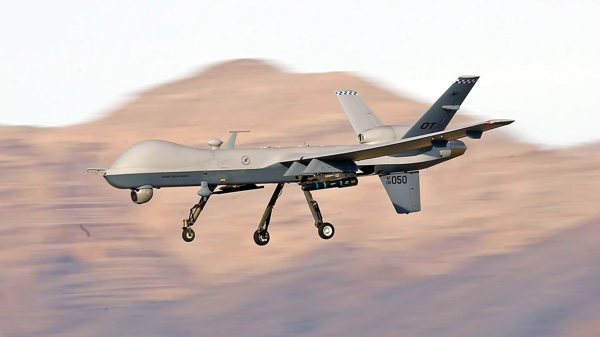 A stock picture of a US Air Force MQ-9 Reaper drone. USAF