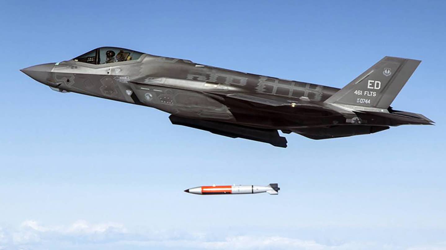 F-35 drops B61-12 during a test at Edwards AFB