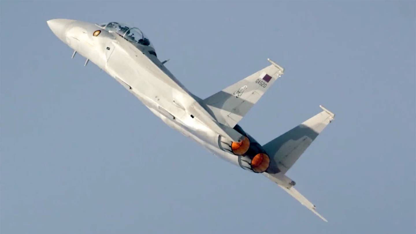 Qatar's F-15QA has been showing off like no variant of the F-15 before it at the Dubai Airshow this week.