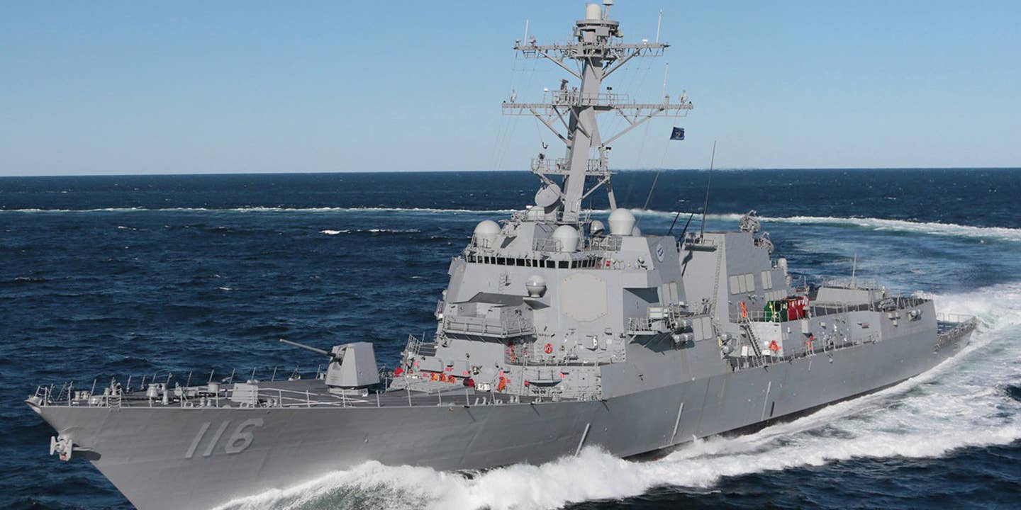 The USS Hudner came under attack by a Houthi drone and shot it down, a U.S. official told The War Zone.