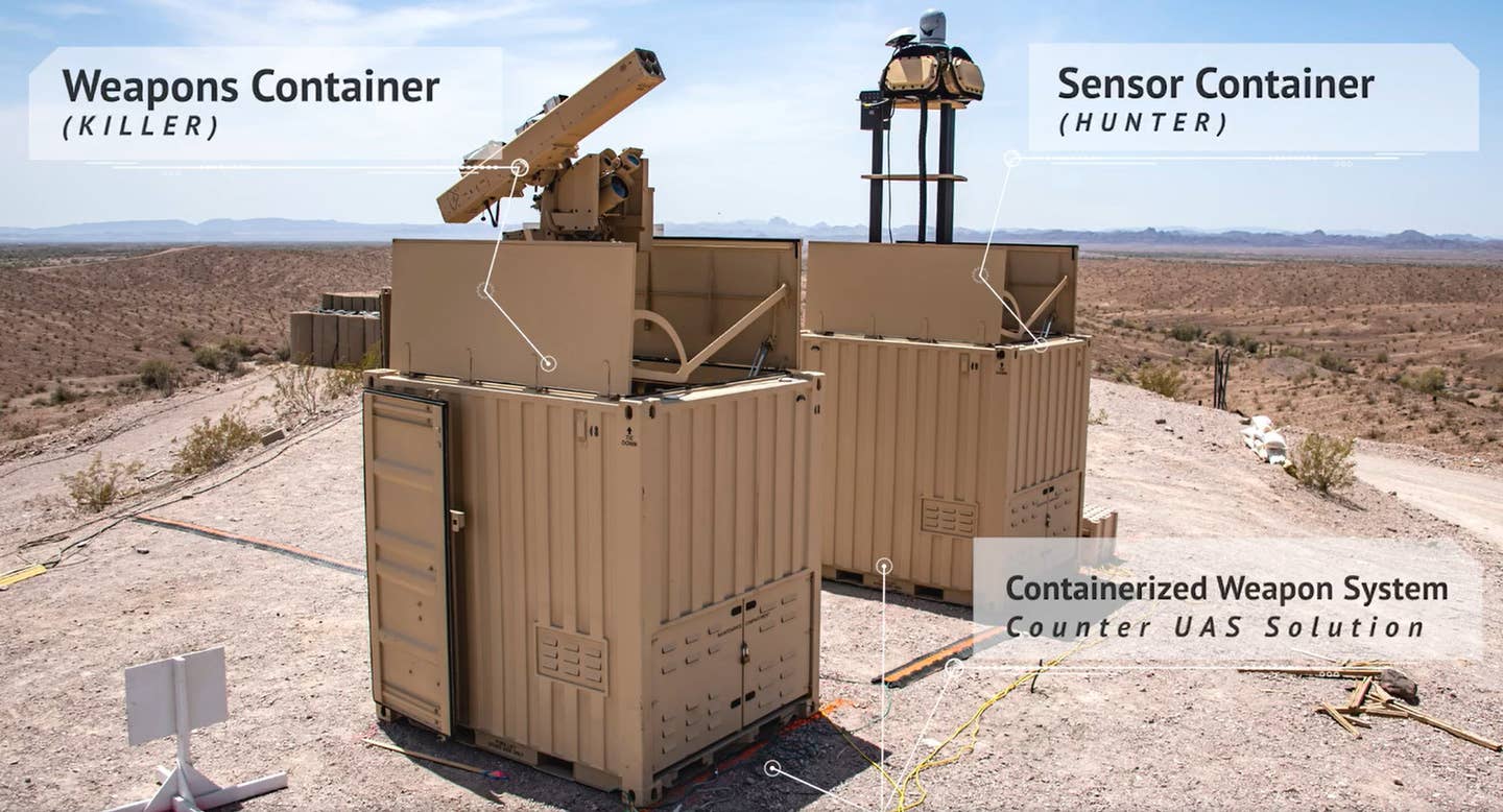 The "hunter" and "killer" containers side-by-side. <em>Invariant Corporation</em>