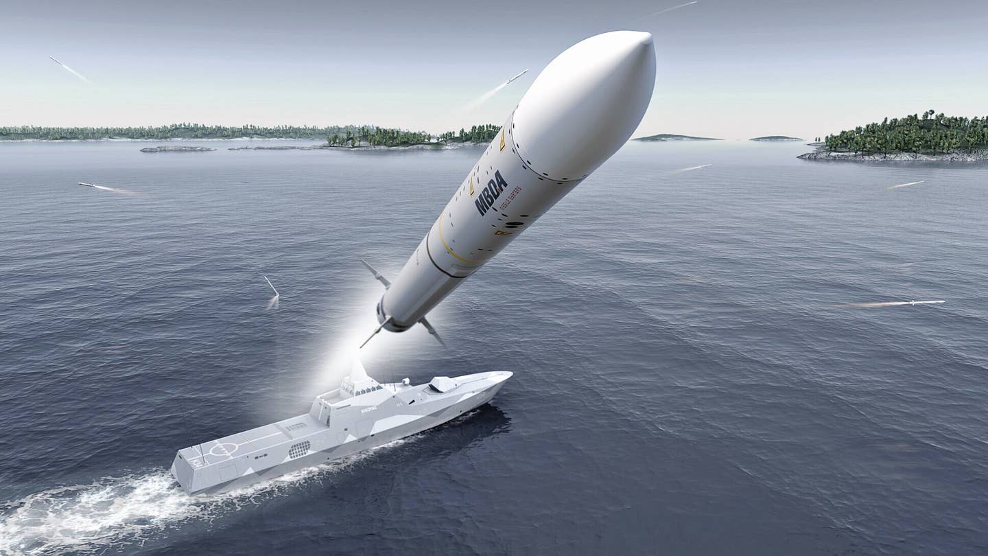 MBDA will supply CAMM for the Swedish Navy’s five Visby class corvettes, which will deploy them from MBDA’s Sea Ceptor naval air defense system.