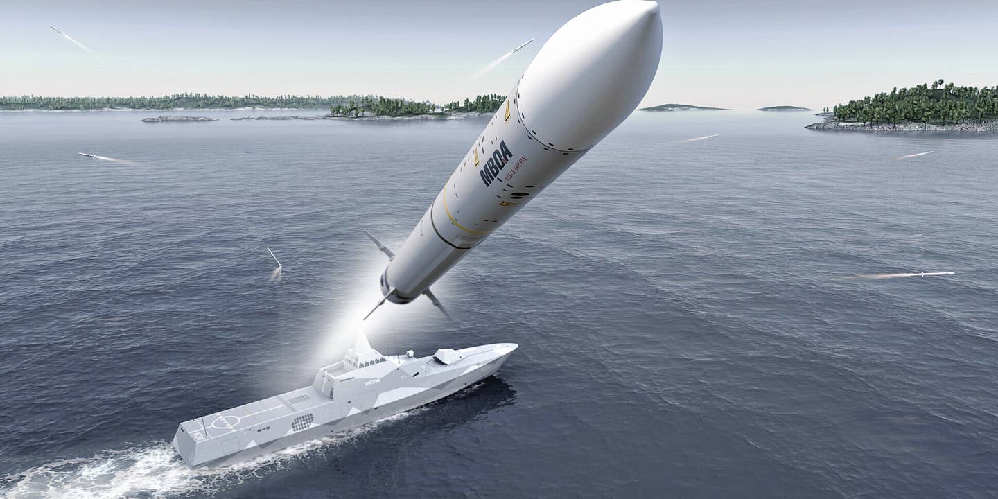 MBDA will supply CAMM for the Swedish Navy’s five Visby class corvettes, which will deploy them from MBDA’s Sea Ceptor naval air defense system.