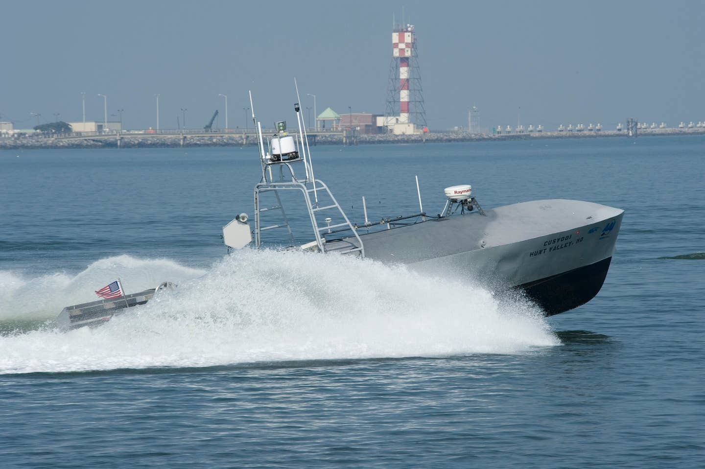 MCM USV pictured in 2011. <em>U.S. Navy photo by Mass Communication Specialist Seaman Scott Youngblood</em>
