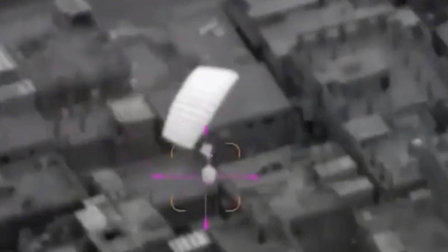 The IDF said it used the Guided Supply airdrop system for the first time.