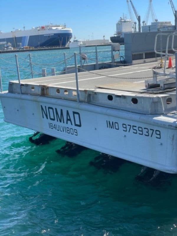 A view of Nomad's stern. <em>GSA</em>
