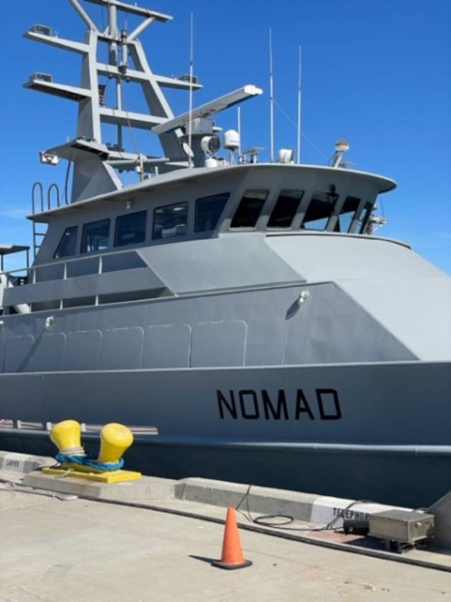 A picture of Nomad's main superstructure from the auction listing. <em>GSA</em>