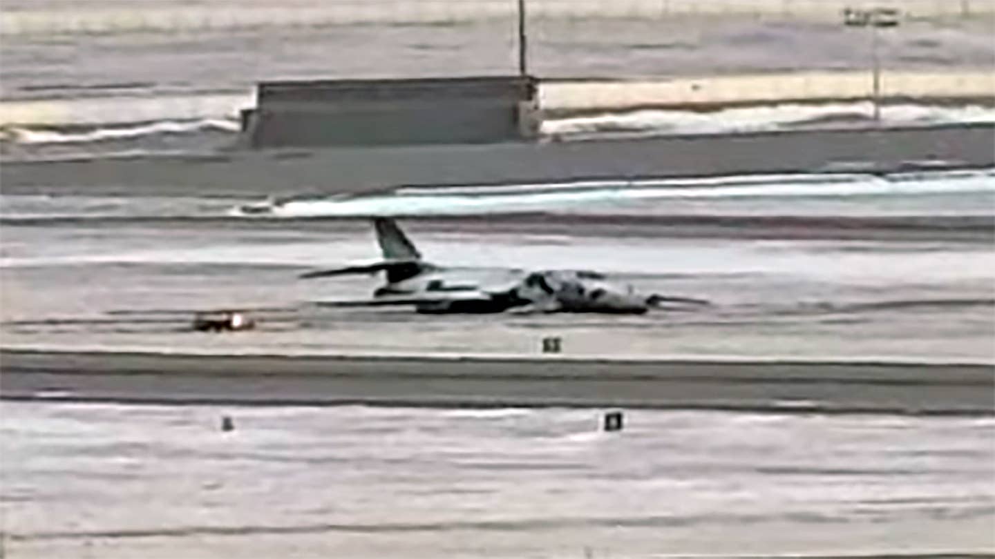 We now have our first look at the B-1B bomber that crashed at Ellsworth Air Force Base on January 4, 2023.