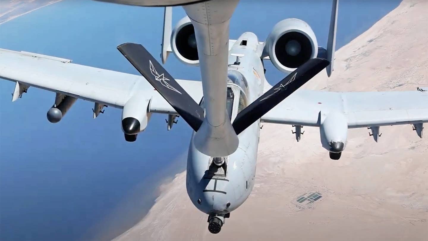 Metrea Aerospace became the first to use a private-owned tanker to refuel U.S. aircraft tactical jets when one of its KC-135s topped-up a pair of A-10 Warthog ground attack jets last year.