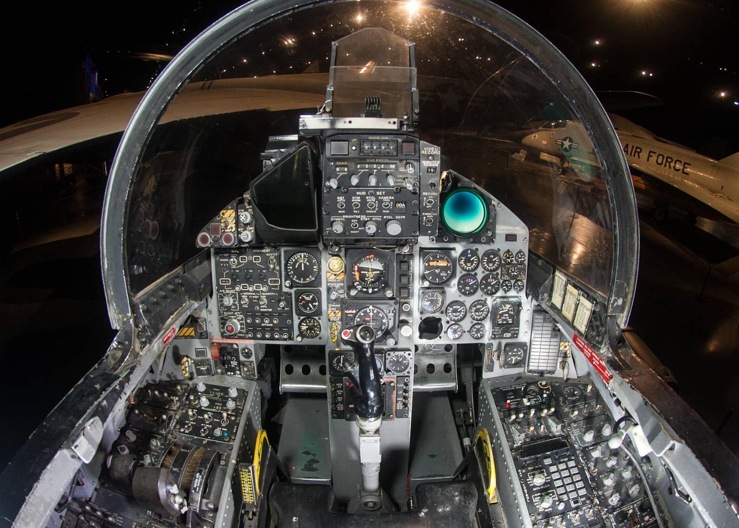 F-15A cockpit as seen at the National Museum of the United States Air Force. <em>U.S. Air Force</em>