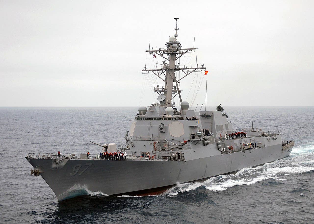 The USS<em> Halsey</em>. <em>USN</em>