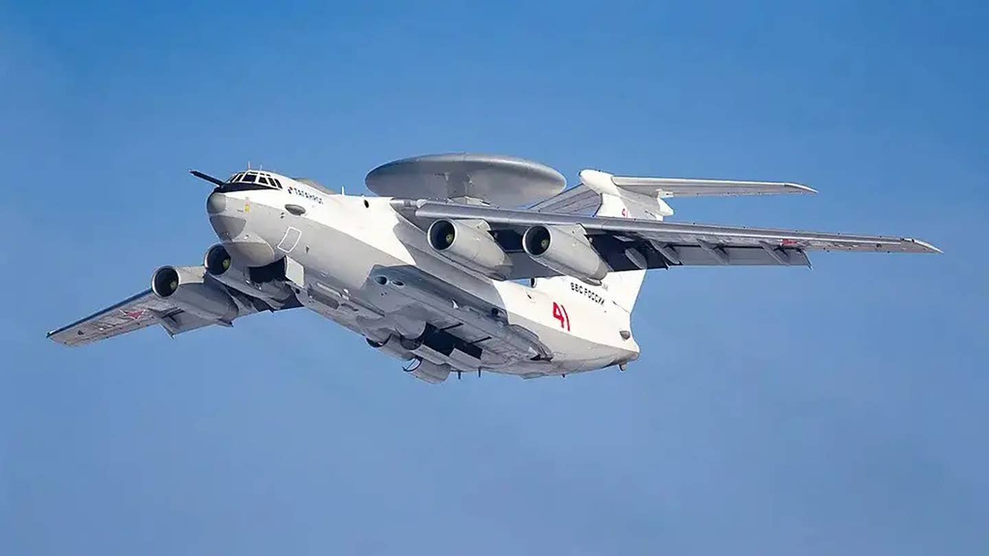 Ukraine claims its air defense shot down an A-50 Mainstay airborne early warning and control jet.