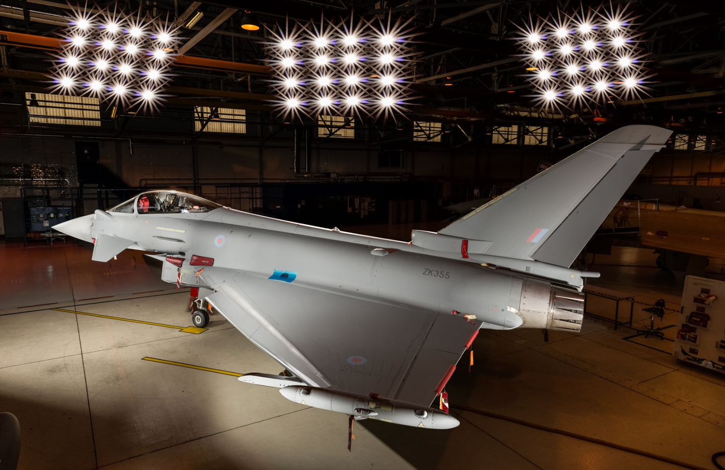 Typhoon test aircraft BS116 (serial ZK355) is the trials platform for the ECRS Mk 2 radar. <em>BAE Systems</em>