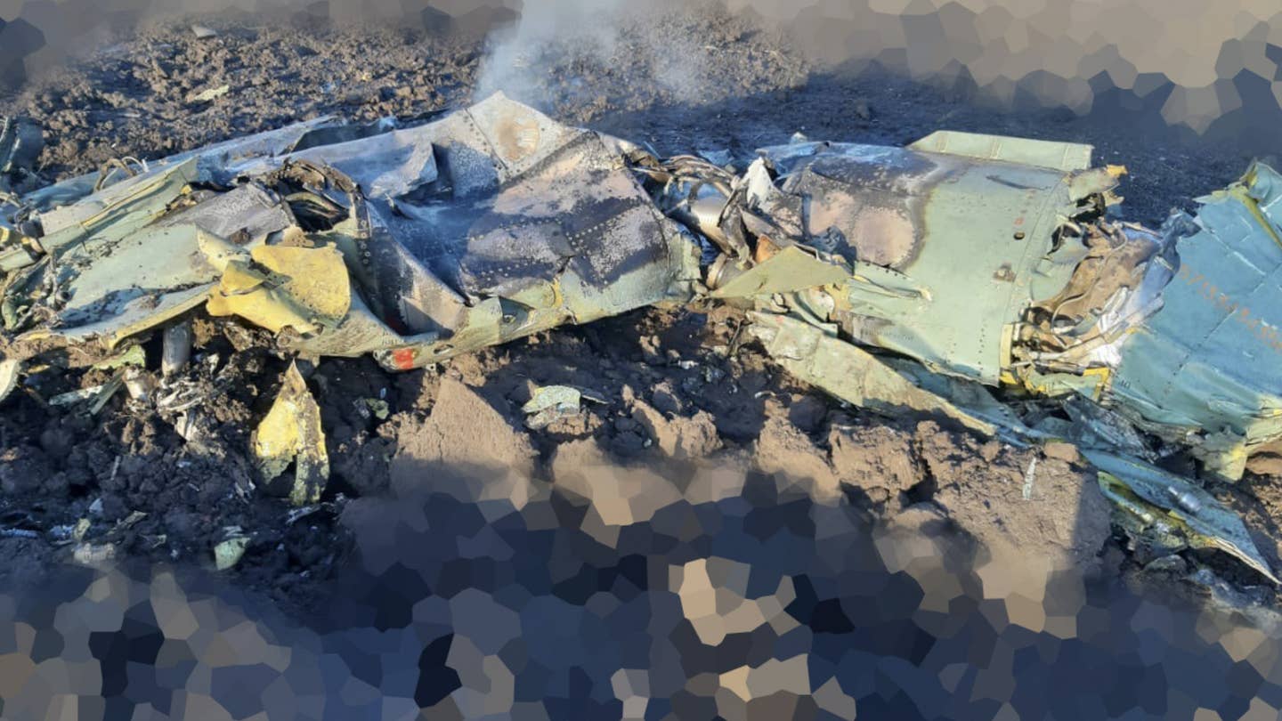 RUSSIAN MISSILE WRECKAGE