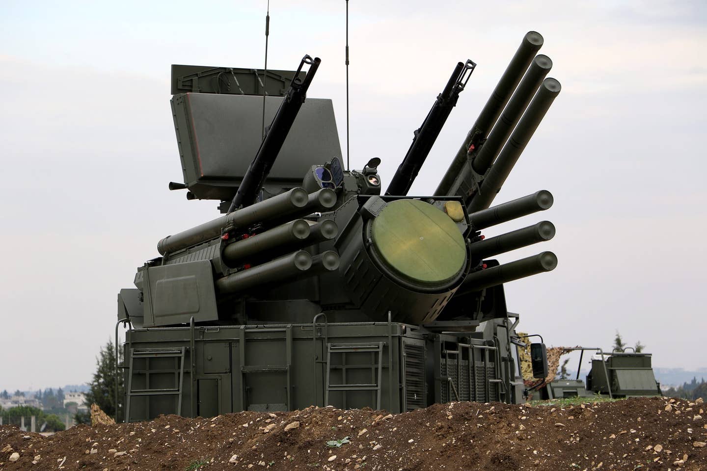 Ukraine claims it attacked a factory in Russia that makes Pantsir-S1 anti-aircraft defense system  (Photo credit should read PAUL GYPTEAU/AFP via Getty Images)