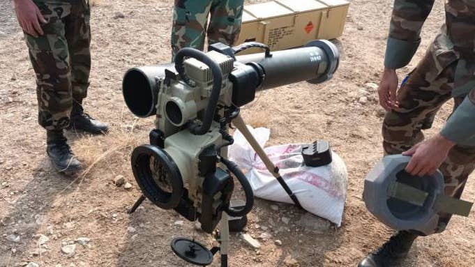 Almas ATGM launcher assembly. (Uncredited)