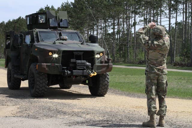Army Reserve instructors from the 94th Training Division, 80th Training Command taught the very first class of students in the Operators New Equipment Training course for the U.S. Army's new Joint Light Tactical Vehicle at the JLTV Training Center, Fort McCoy, Wisconsin May 6-11, 2019. (Photo Credit: U.S. Army)