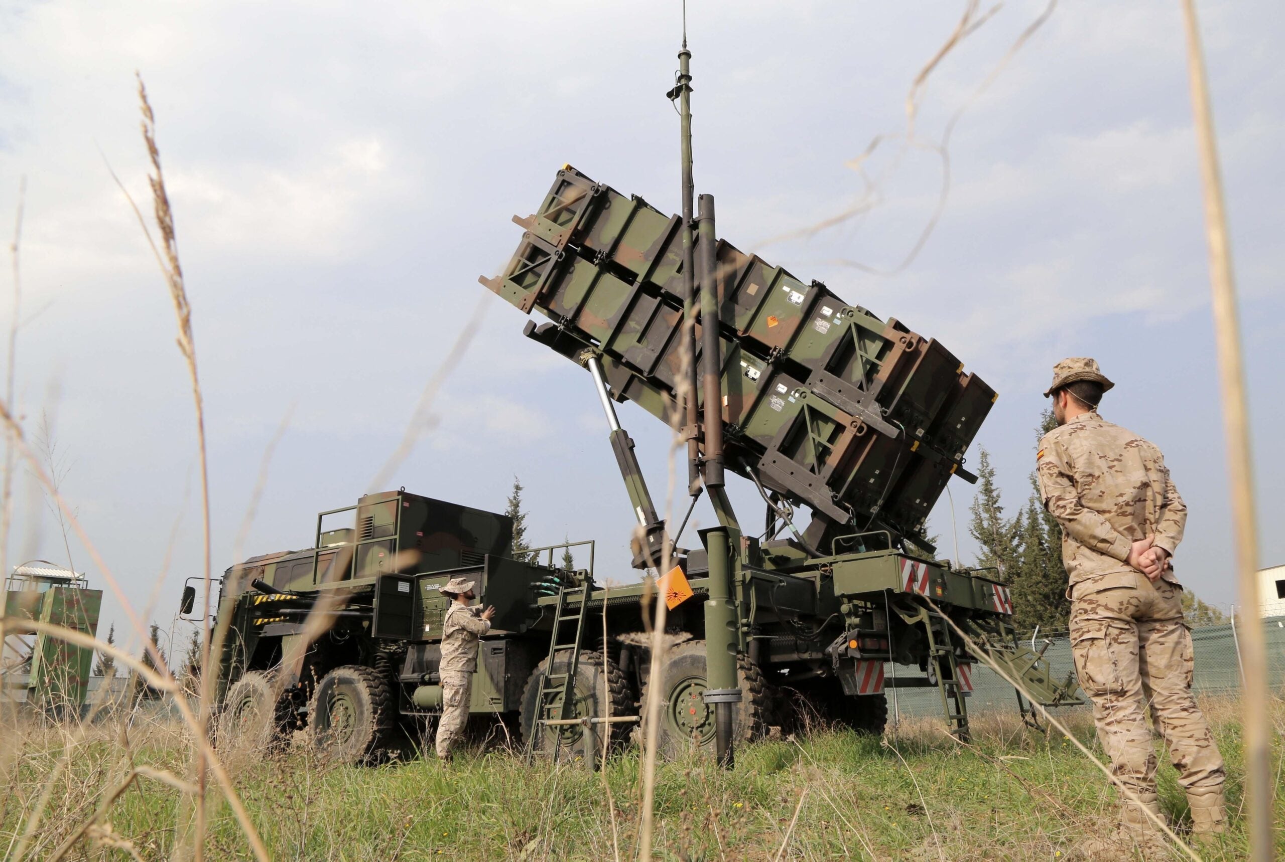 ADANA, TURKEY - JANUARY 26: Patriot missile systems Turkey requested from NATO and sent from Spain are seen after being installed in Adana, Turkey on January 26, 2015. Spain has installed the patriot unit and around 150 armed personnel at Lieutenant General Recai Engin Barracks. (Photo by Ibrahim Erikan/Anadolu Agency/Getty Images)
