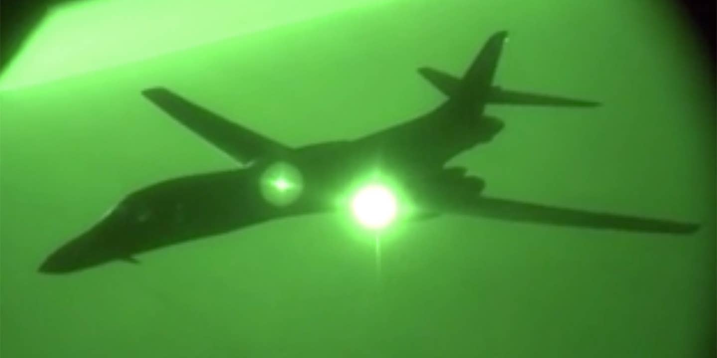 B-1b strikes Iranian backed targets