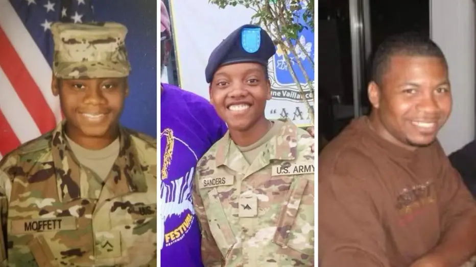 From left to right: Breonna Alexsondria Moffett, Kennedy Ladon Sanders, William Jerome Rivers (Credit: Chief of Army Reserve)