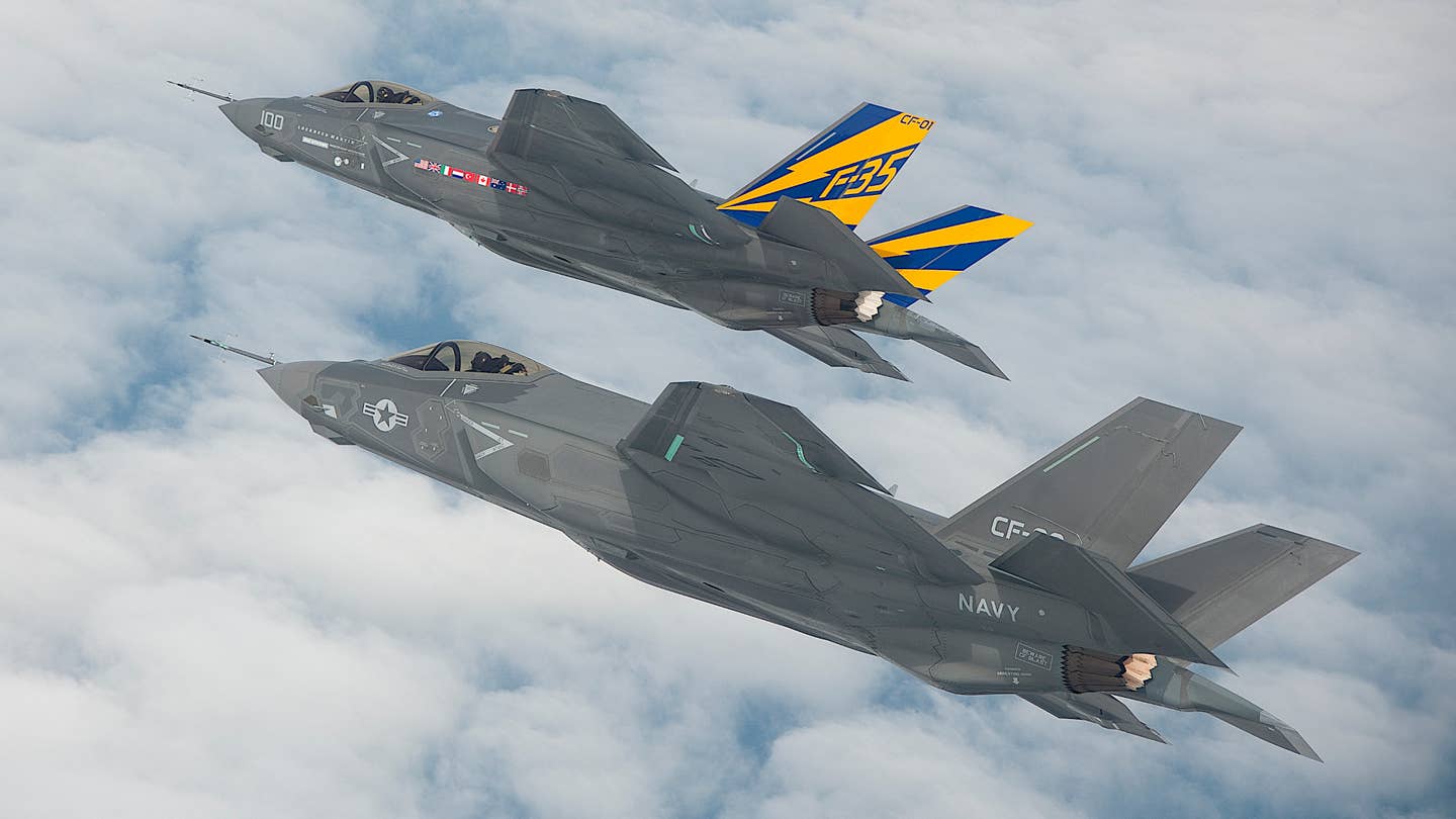US Navy F-35C Joint Strike Fighters. <em>Lockheed Martin</em>