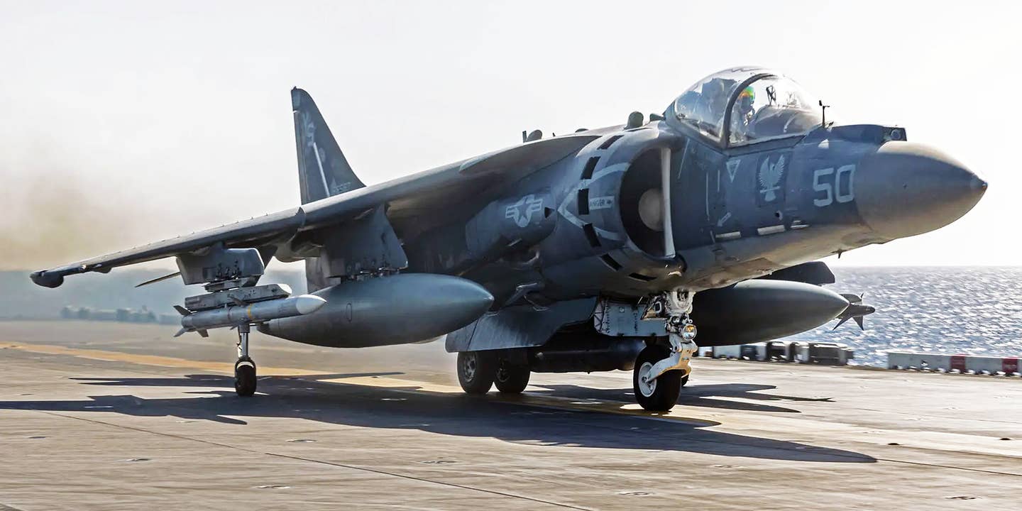 Marine Corps AV-8B Harrier Pilot Intercepted Seven Drones (Updated)