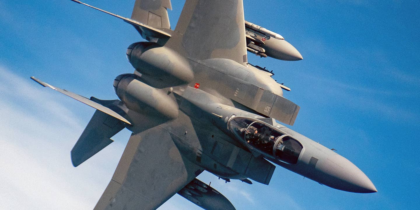 F-15EX flying