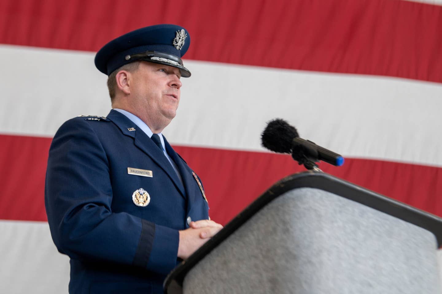 Lt. Gen. Tony Bauernfeind (U.S. Air Force Photo by Airman 1st Class Alysa Knott)