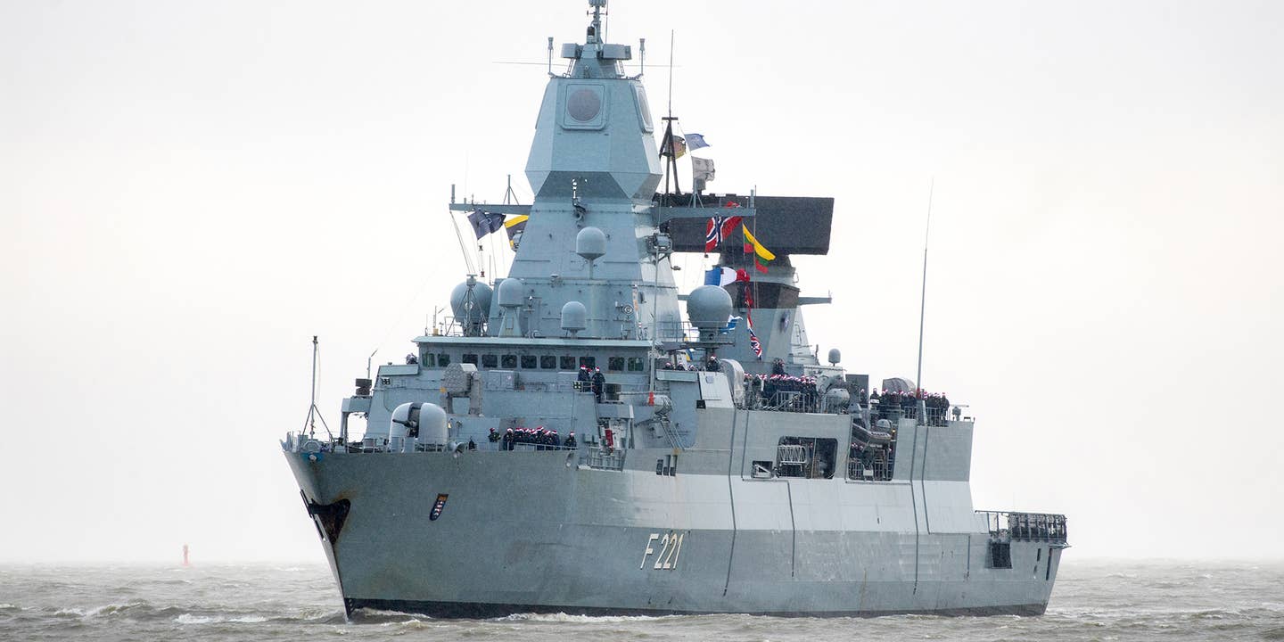 German frigate Hessen has departed the Red Sea and is returning home.